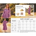 thumbnail image 6 of PRETTYGARDEN Women's Spring Fall Midi Dress Casual Long Sleeve V Neck Swiss Dot Pleated A Line Flowy Dresses, 6 of 8