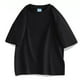 thumbnail image 1 of pstuiky camisetas para hombre, Camisa informal holgada de manga corta con solapa de color liso para hombre, estilo oversize, con cuello vuelto y manga corta ropa de hombre s, 1 of 7