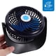 thumbnail image 2 of Mini ventilador USB a batería, ajustable, portátil, silencioso, para viajes (negro), 2 of 7