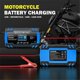 thumbnail image 1 of Motorcycle Car Battery Charger 12V 8A 24V 4A Automatic Pulse Repair LCD Smart Car Battery Repair Charger-EU Plug, 1 of 5
