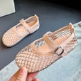 thumbnail image 2 of Yuncity Girl Sandals Solid Color Close Toe Soft Sole Buckle Mesh Lightweight Summer Breathable Leisure Outdoor Daily Wear Girl's Sandal Size 4-4.5 Years Pink, 2 of 9