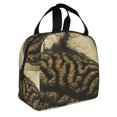 thumbnail image 2 of Fotbe Surreal Brain Tree Bolsa Térmica con Estampado y Forro de Aluminio Grueso Bolsa de Almuerzo con Bolsillo Frontal para Hombres y Mujeres, Ideal para Trabajo, Escuela, 2 of 8
