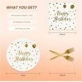 thumbnail image 2 of 150 Pieces Happy Birthday Paper Plates and Napkins - 7" Colored Paper Plates and 6.5" Napkins with 6.3" Forks Disposable Cutlery Set for Birthday Party Decorations for 50 People, 2 of 14