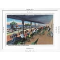 thumbnail image 5 of Art.com Hampton Beach, NH, Listening to the Band on the Casino Veranda Scene Art Print by Lantern Press, White Frame Wall Art, 44" x 32", 5 of 5