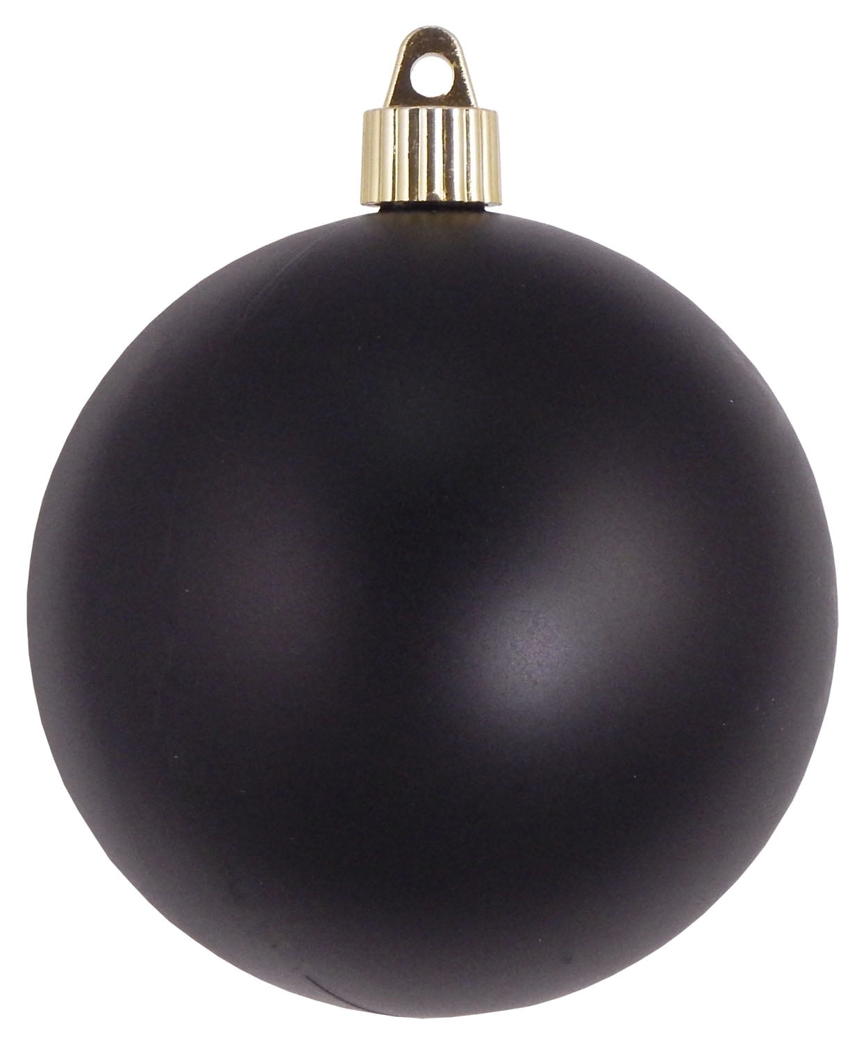 Christmas by Krebs Large Christmas Ornaments Matte Black 4" (100mm