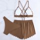 thumbnail image 5 of Trajes de baño para mujer Traje de baño de tres piezas para mujer con cordón Traje de baño de dos piezas para playa Trajes de baño para mujer Trajes de baño para mujer Trajes de baño de moda de playa, 5 of 9