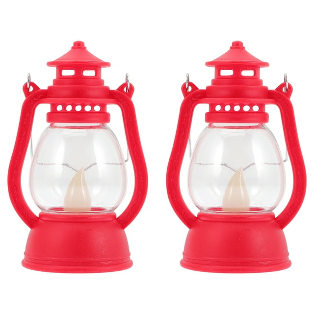 2pcs Candle Lantern Camping Multifunctional Candle Lantern Portable Lamp Night Light