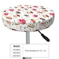 thumbnail image 4 of Pofeuu Birthday Cake Print Round Bar Stool Covers - Super Soft and Washable Elastic Stool Cushion Slipcover Easy Clean Velvet-12 inch, 4 of 7