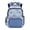 Blue Folk Horse, variant on Kids School Backpack, 17-Inch Large Capacity Water-Resistant Polyester Bookbag, Pink Floral Moth for Boys Girls Ages 6-14, Ideal for Back to School and Casual Daytrips