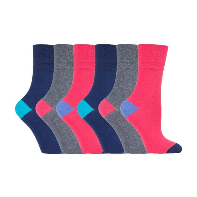 Gentle Grip - 6 Paires Chaussettes pour Femmes Gentle Grip Non Élastiques