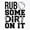 1pcs, variant on Softball Baseball Dirt Quote Sports Sticker