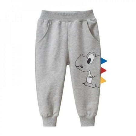 

Leonard New Baby Costume Children Clothes Kids Boys Girls Cartoon Dinosaur Print Cute Pants Trousers Warm Cotton Long Pant Clothing