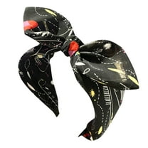 BKQCNKM Headbands for Women Headband for Washing Face Women's Crystal Headband Fabric Hairband Head Wrap Hair Band Accessories Headbands, Black One Size