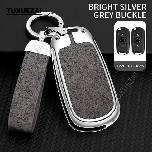 Zinc alloy leather Car Key Case Cover For Buick C 2/3 buttons key case Encore Envision NEW LACROSSE Weilang Accessories
