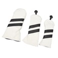 thumbnail image 4 of Club Head Covers, Wood Fairway  Dustproof Rotatable Label Tag Club Protector PU Driver Headcover, 4 of 8