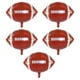 thumbnail image 3 of 5 piezas de globos de aluminio para fiesta, únicos, no fáciles de romper, decorativos y brillantes. fútbol americano, 3 of 9