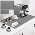 thumbnail image 1 of shyuyusa Flexible Silicone Coffee Machine Base Mat, Non Slip Heat Resistant Countertop Pad for Kitchen Appliance Anti Scratch Daily Protection, 1 of 6