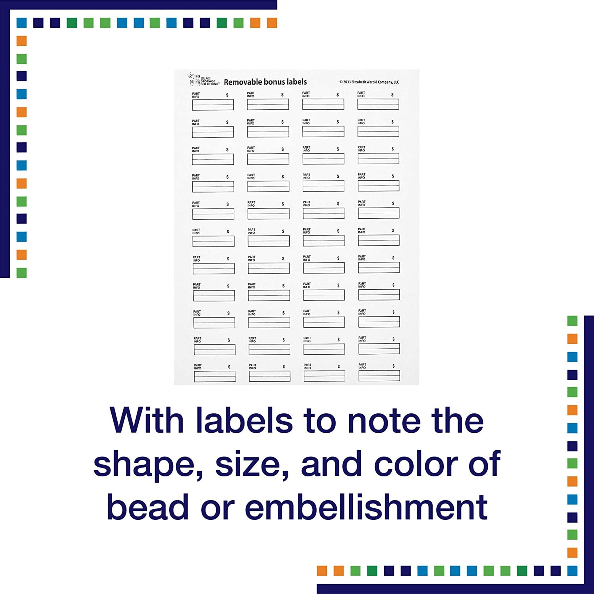Elizabeth Ward Assorted Bead Tray