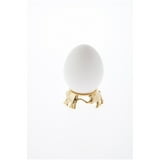 Bard's Silver Egg Display Stand - Holds 7 Hen-Sized Eggs, 1.375" Diameter Openings
