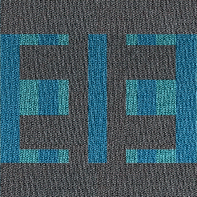 Ahgly Company Machine Washable Indoor Square Transitional Glacial Blue Ice Blue Area Rugs, 4' Square