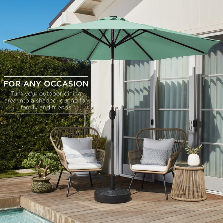 best choice products patio umbrella 10ft 3-Tier Umbrella, Market Sun Shade w/ Tilt Adjustment, Easy Crank designed for durability and style in your outdoor space Best Choice Products 10ft Outdoor