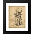 thumbnail image 2 of Master H.B. 14x18 Black Modern Framed Museum Art Print Titled - Saint Andrew (1530), 2 of 5