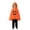Orange, variant on Gunia Kids Ghost Hooded Cape For Boys Girls 2 Piece Halloween Costumes Cloak Cute Party Dress Up Outfits Poncho,Size 1-9 Years