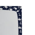thumbnail image 3 of Ambesonne Navy Blue Fitted Sheet 2 Pcs Set, Maritime Anchor Whale, Twin, Navy Blue White, 3 of 3
