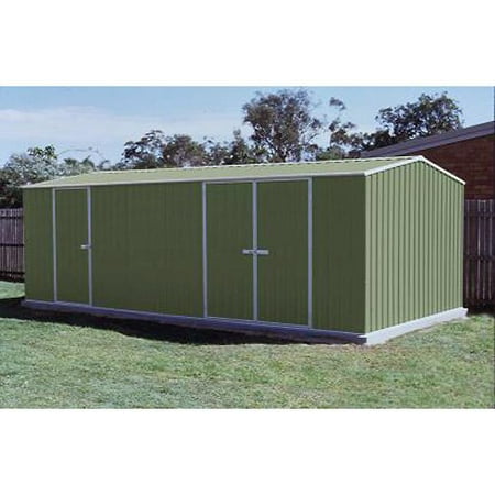 ABSCO Sheds 60303HK Highlander 20 x 10 ft. Storage Shed