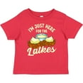 thumbnail image 3 of Inktastic Hanukkah Funny Here for Latkes Boys or Girls Toddler T-Shirt, 3 of 5