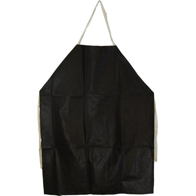 DR Instruments DRB2430 Rubberized Lab Apron, Black Small