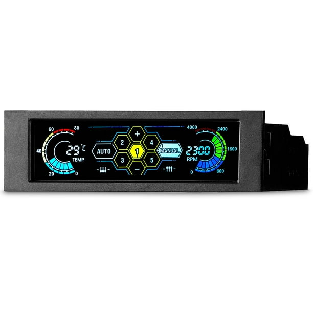 STW 5.25" 5 Channel Touchscreen Fan Controller