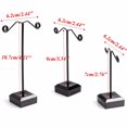 thumbnail image 4 of 3PCS Jewelry Hanger Creative Acrylic Base Metal Jewelry Stand Earring Display, 4 of 10