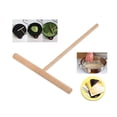 thumbnail image 5 of DS. ESTILO DISTINTIVO - Esparcidor de crepes (2 piezas, 6,1 x 4,7 pulgadas, madera natural, herramienta en forma de T para crepes de madera, 5 of 5