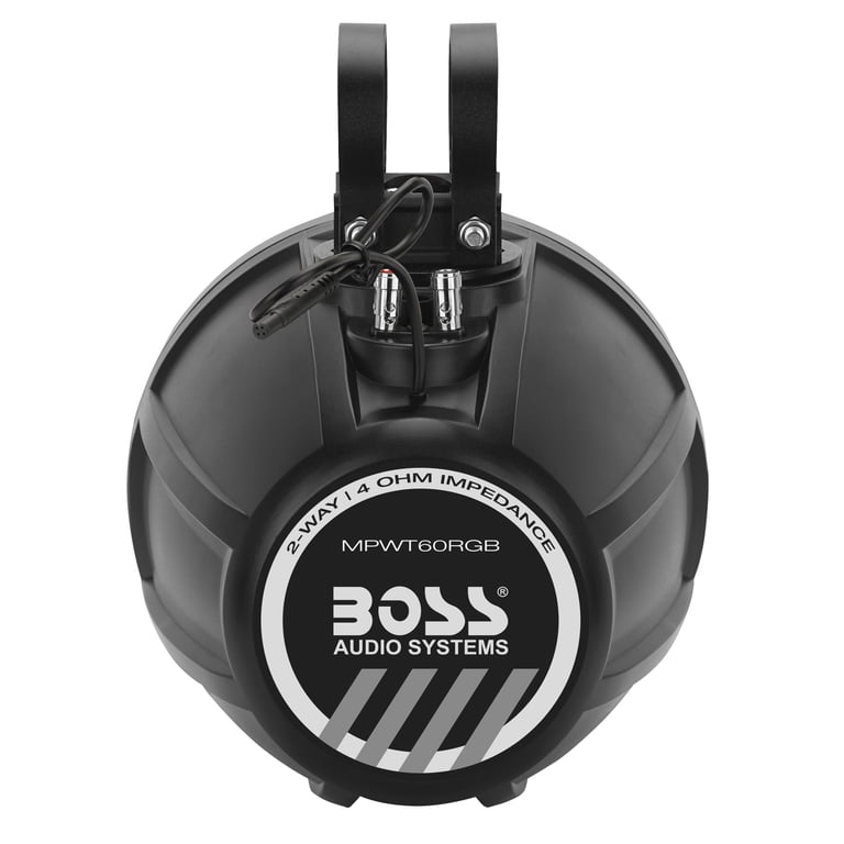 BOSS Audio Systems Waterproof Marine ATV UTV Roll Cage Waketower
