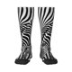 thumbnail image 1 of Fotbe Optical Zebra Illusion Calcetas Divertidas Estampadas para Hombre y Mujer, Calcetas de Algodón hasta la Rodilla para Caminar, Correr, Enfermería y Embarazo, 1 of 6