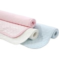 thumbnail image 2 of Washable Reusable Pee Pads For Dogs | 2-Pack Blue, Pink | 100% Waterproof & Extra Absorbent | Large Non-Slip Puppy Pads, 2 of 5