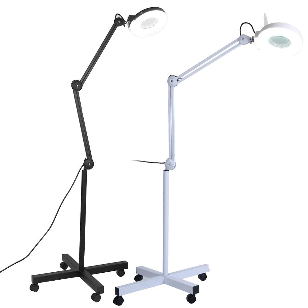 5X Magnifying Lamp,LED Facial Magnifying Lamp 5 Diopter with Adjustable Rolling Floor Stand and Swivel Arm for Beauty Manicure Tattoo Skincare Use 5X Magnifying Lamp,LED Facial Magnifying Lamp 5 Diopter with Adjustable Rolling Floor Stand and Swivel Arm for Beauty Manicure Tattoo Skincare Use