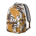 thumbnail image 2 of High School College Student Backpack: Hawaii Tropical Wind Palm Leaves Print, Perfect Gift, Durable Lightweight Laptop Daypack with Large Capacity for Campus Commute, 2 of 6