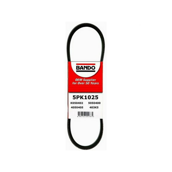 Alternator and Air Conditioning Accessory Drive Belt - Compatible with 2004 - 2010 Chevy Malibu 2005 2006 2007 2008 2009