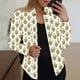 thumbnail image 2 of Chaqueta de senderismo al libre Gibobby Blusa cómoda de chaqueta de traje de manga larga color de contraste Amarillo S, 2 of 5