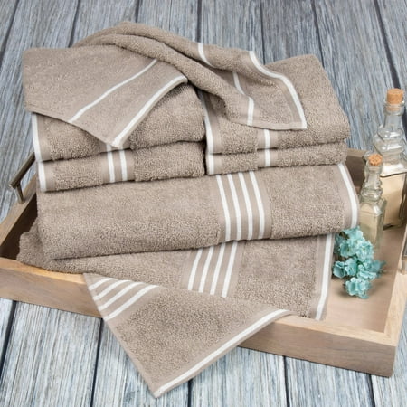 Somerset Home Rio 8-Piece 100% Cotton Towel Set