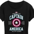 thumbnail image 3 of Marvel Captain America - The First Avenger - Women's Short Sleeve Graphic T-Shirt, 3 of 5