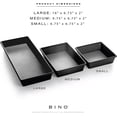 thumbnail image 3 of BINO 3-Tray Drawer Organizer Bin Pack - Grey, Large | Multi-Purpose Storage | Soft-Grip Lining and Non-Slip Rubber Feet, 3 of 5