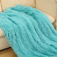 thumbnail image 2 of Super Comfort Oversized Warm Thick Bubble Double Sided Plush Rabbit Faux Fur Throw Blanket, Super Soft Blanket, Fluffy Blanket,Soft Cozy Blanket for Couch Chair Bed Sofa Living Room, 2 of 7