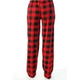thumbnail image 4 of FAZVAOO Womens Pajama Pants Plaid Wide Leg Drawstring Elastic Waist Home Long Pants, 4 of 4