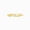 Yellow Gold, variant on S925 Sterling Silver Double Stone Wave Ring Women's Simple Fashion