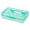 Mint Green, variant on Large Capacity Clear Plastic Pencil Case, Multi-Purpose Stackable Stationery Organizer Transparent Hard Crayon Storage Box, Plastic Storage Box for Office Supplies