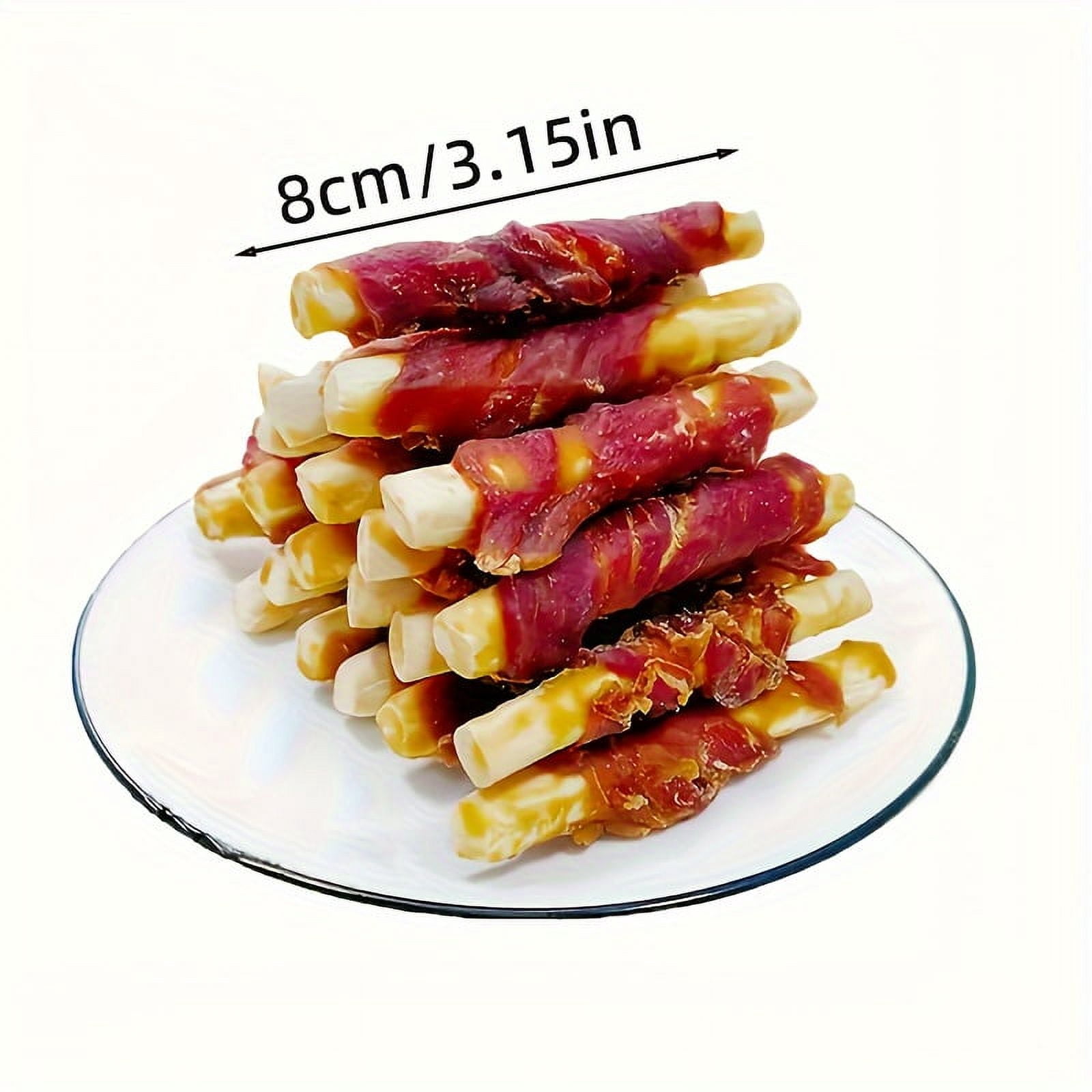 Duck Wrapped Calcium Milk Stick, Dog Treats For Small, Medium, & Large Dog - Made With Duck And Calcium Milk Stick, Healthy, Easily Digestible, And High Protein Reward Training Treats For Dogs
