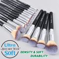 thumbnail image 3 of Set de brochas de maquillaje Bueart Design ULTRA SOFT, 16 unidades, color negro, 3 of 8